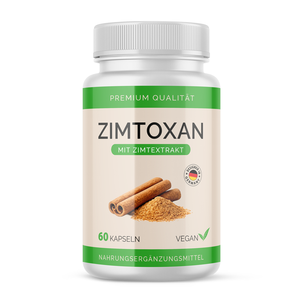 Zimtoxan Nahrungsergänzungsmittel, Dose mit 60 veganen Kapseln